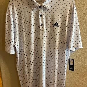 adidas Men's Ultimate adi Print UPF-50 Golf Polo Shirt NWT Size: L